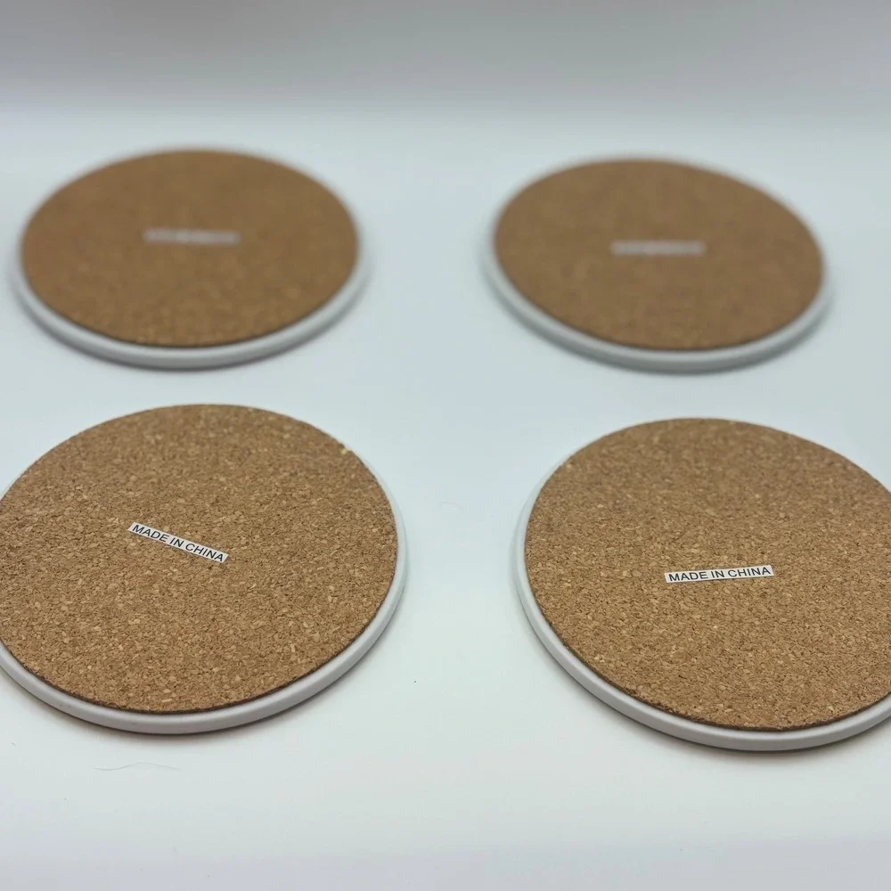 Bamboo Kon Tiki Tiki Cocktail Coasters Set Retro Barware Aloha beach kitchen
